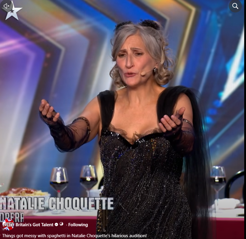 Things got messy with spaghetti in Natalie Choquette’s hilarious audition!